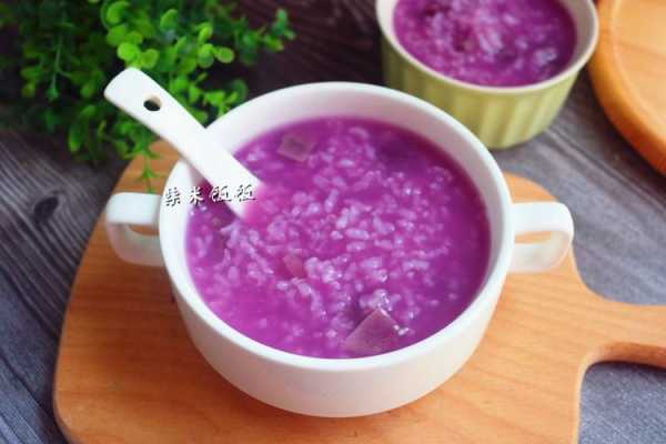 紫薯苹果粥怎么做（紫薯苹果大米粥的功效）