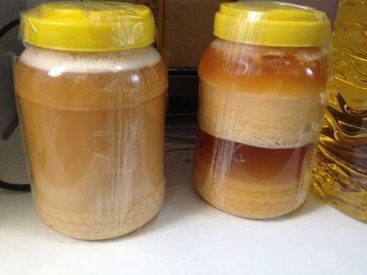 蜂蜜发酵的图片是什么（蜂蜜发酵是真蜂蜜吗）