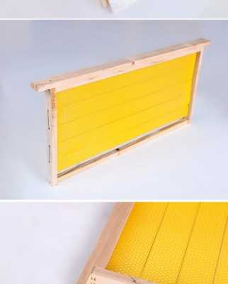 蜜蜂巢框架-蜜蜂巢础怎么安装在框上